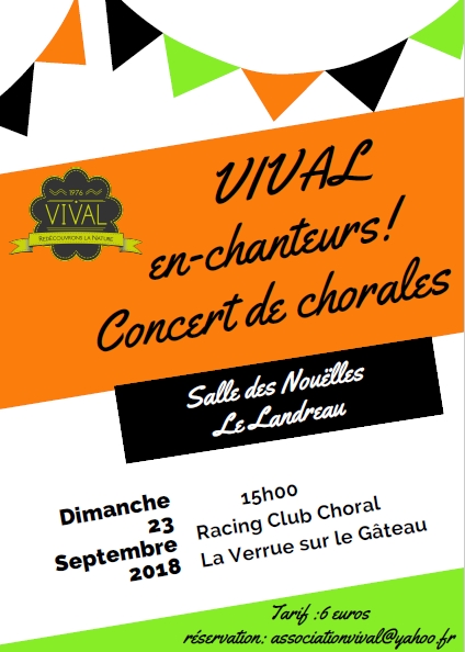 Vival Concert Colonie Chorale Rcc Verrue Sur Le Gateau Le Landreau